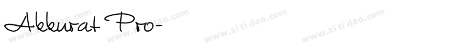 Akkurat Pro字体转换